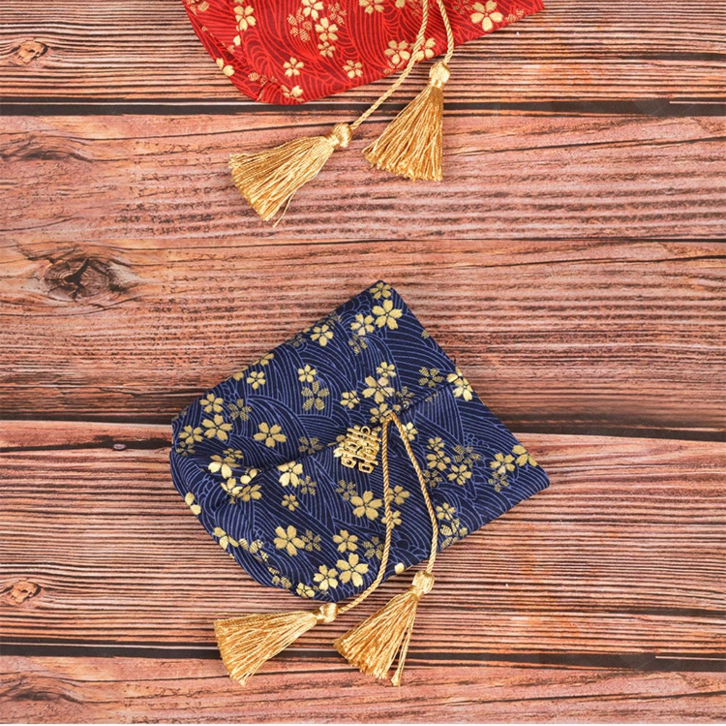 Celestial Blossom Wedding Favor Pouches