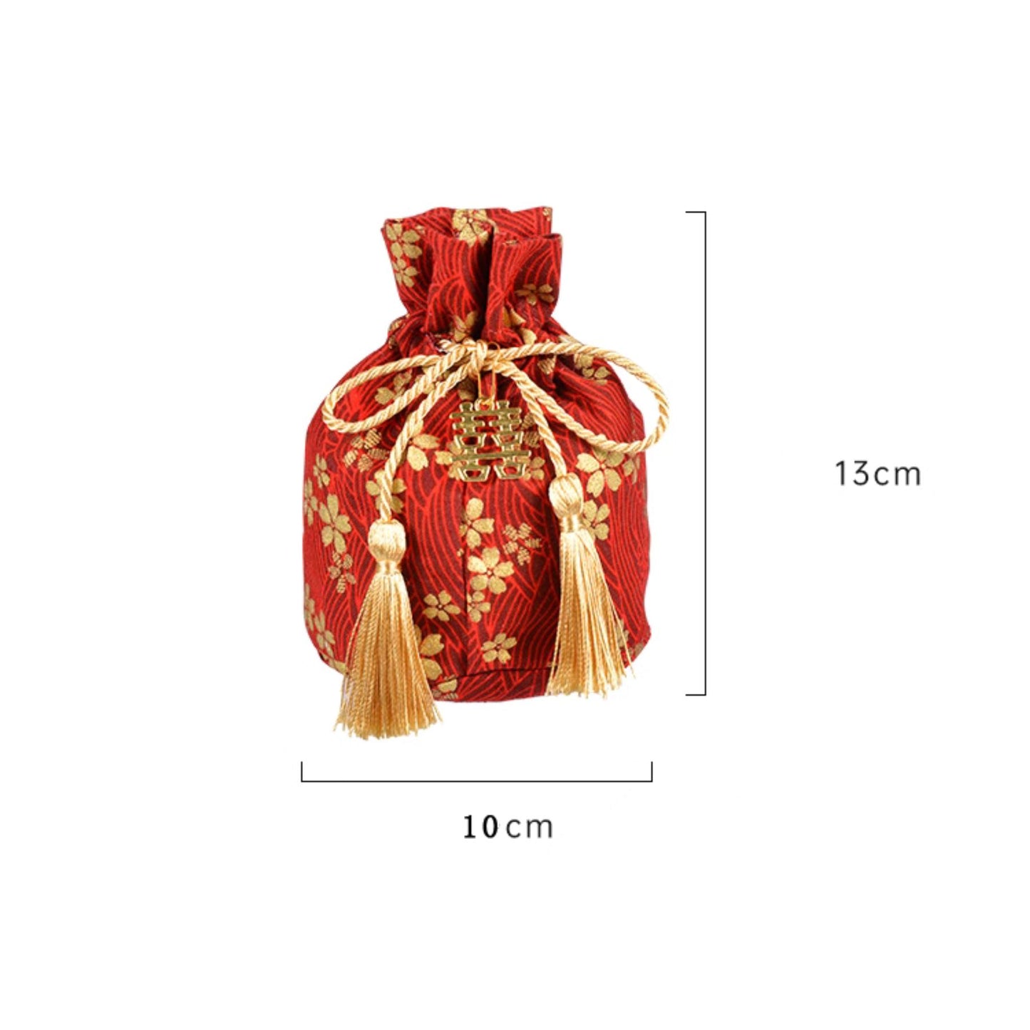 Celestial Blossom Wedding Favor Pouches