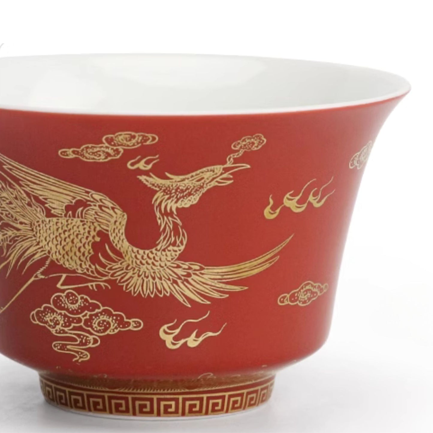 Dragon Phoenix Soaring 8-Piece Wedding Tea Set