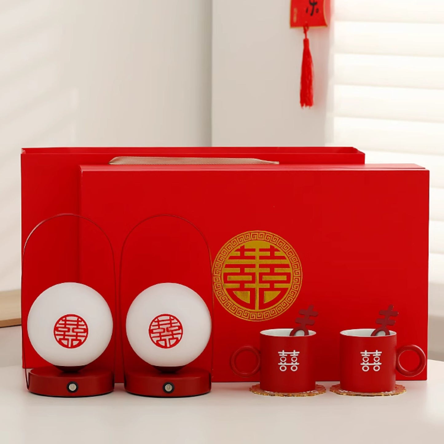 Eternal Joy: Auspicious Wedding Gift 8-Piece Set