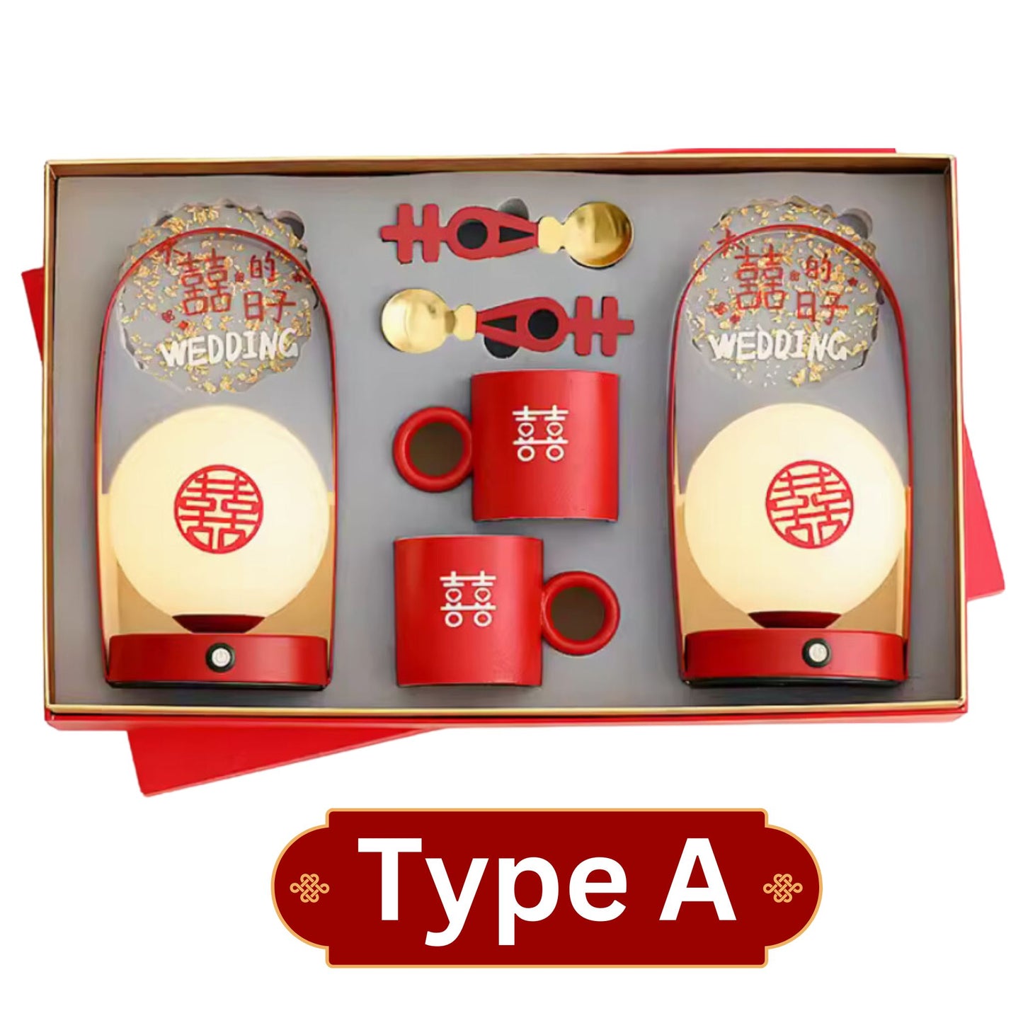 Eternal Joy: Auspicious Wedding Gift 8-Piece Set