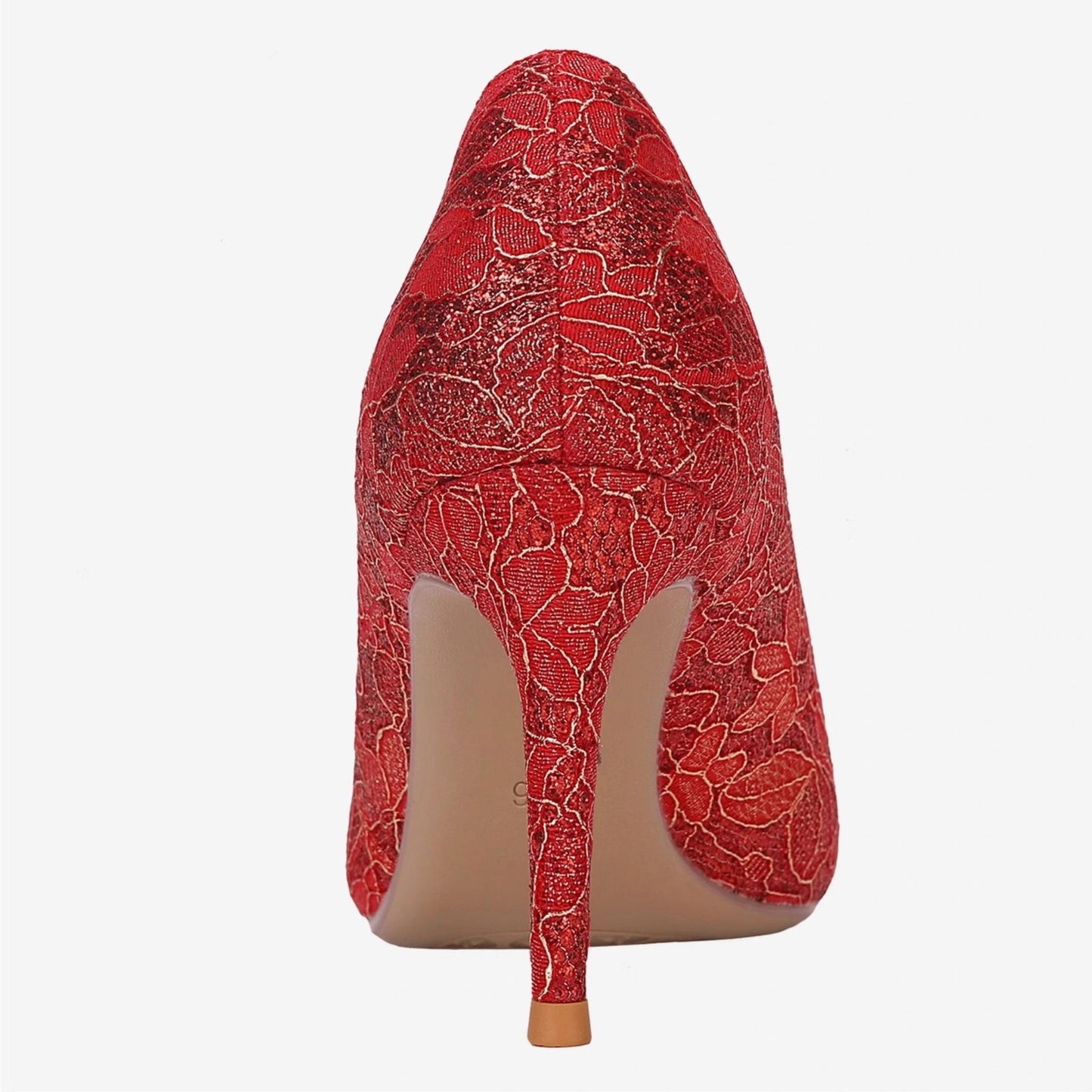 Rouge Red Wedding Heel Shoes