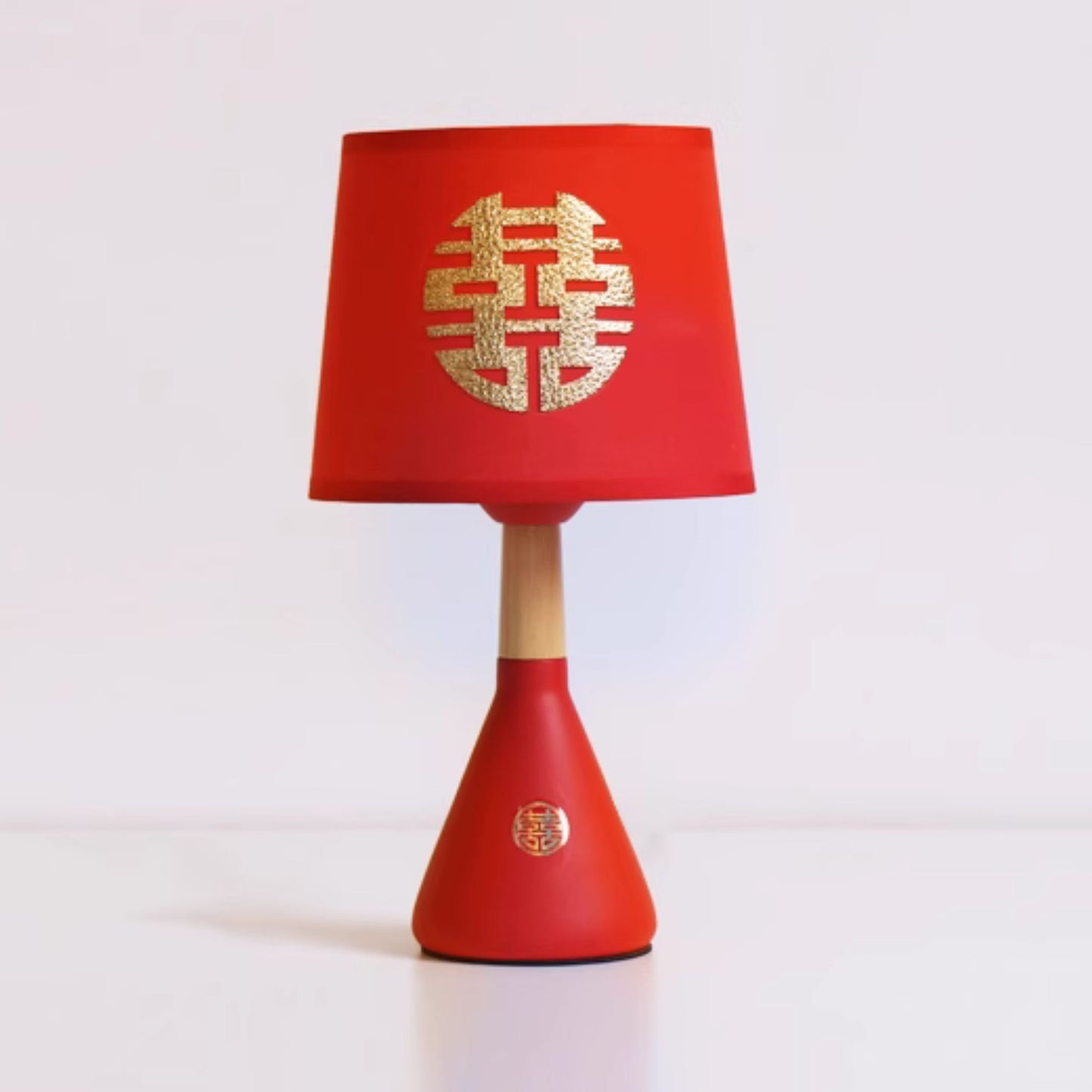 Eternal Bliss Double Happiness Bedside Wedding Lamp (双喜长明灯)