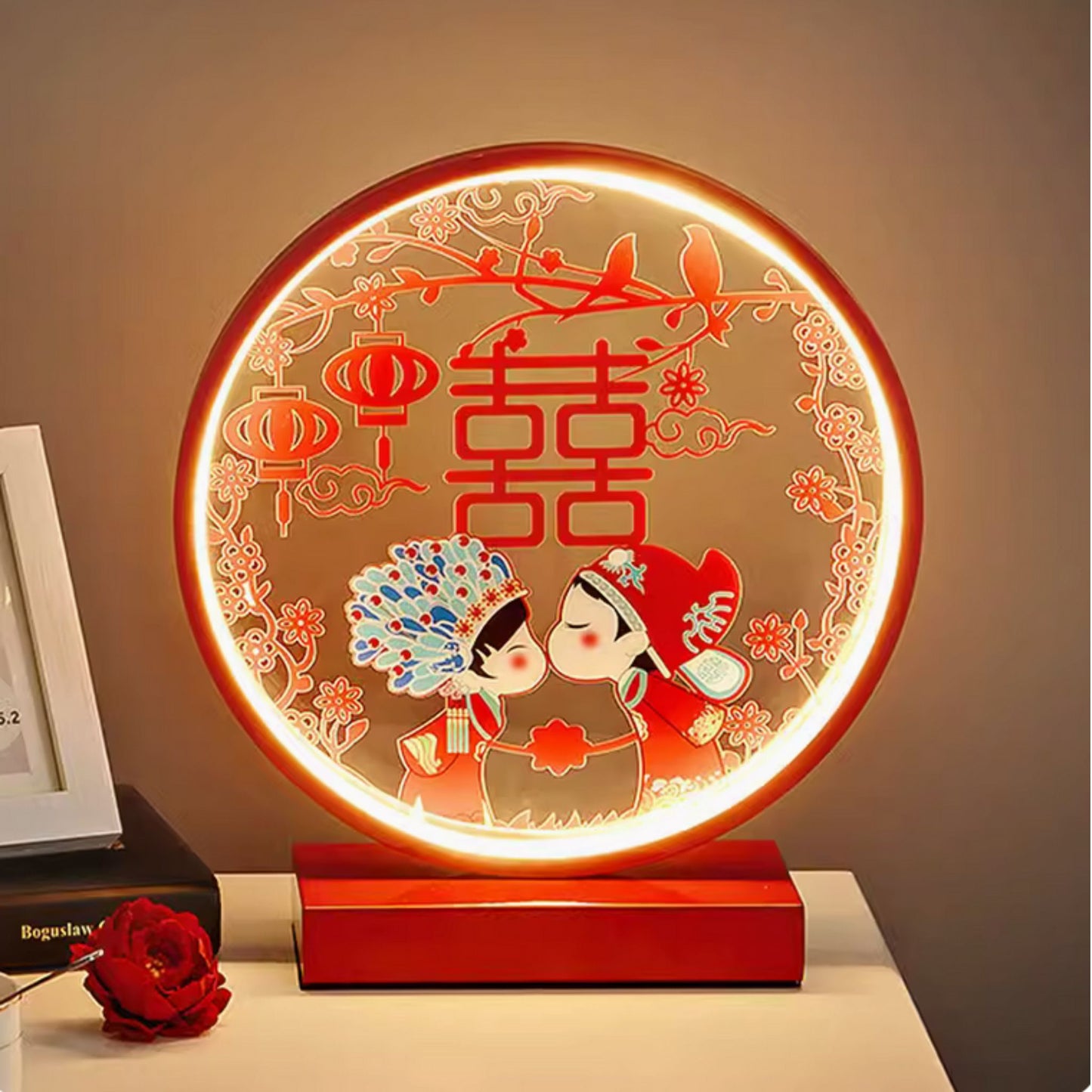 LED Kissing Couple Everlasting Love Table Lamp