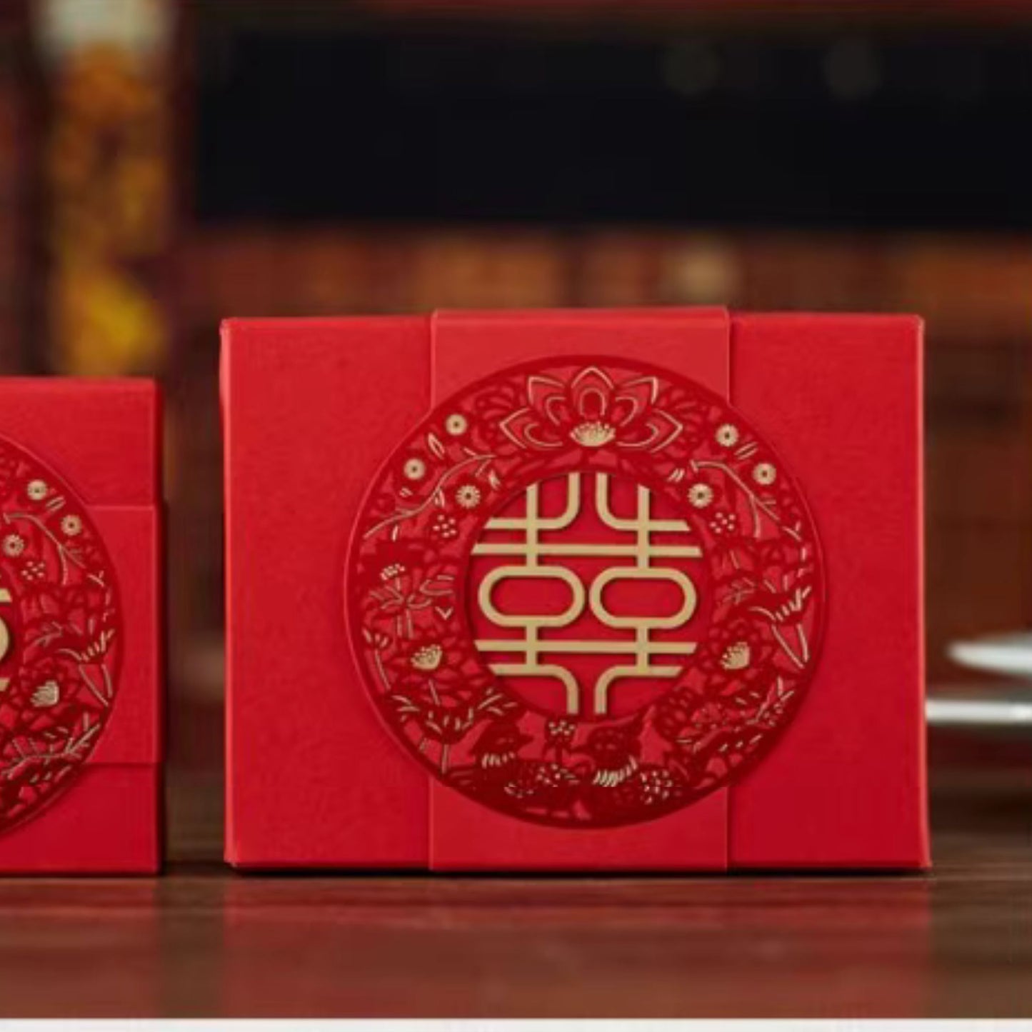 Wedding Favour Engraved 囍 Gift Box