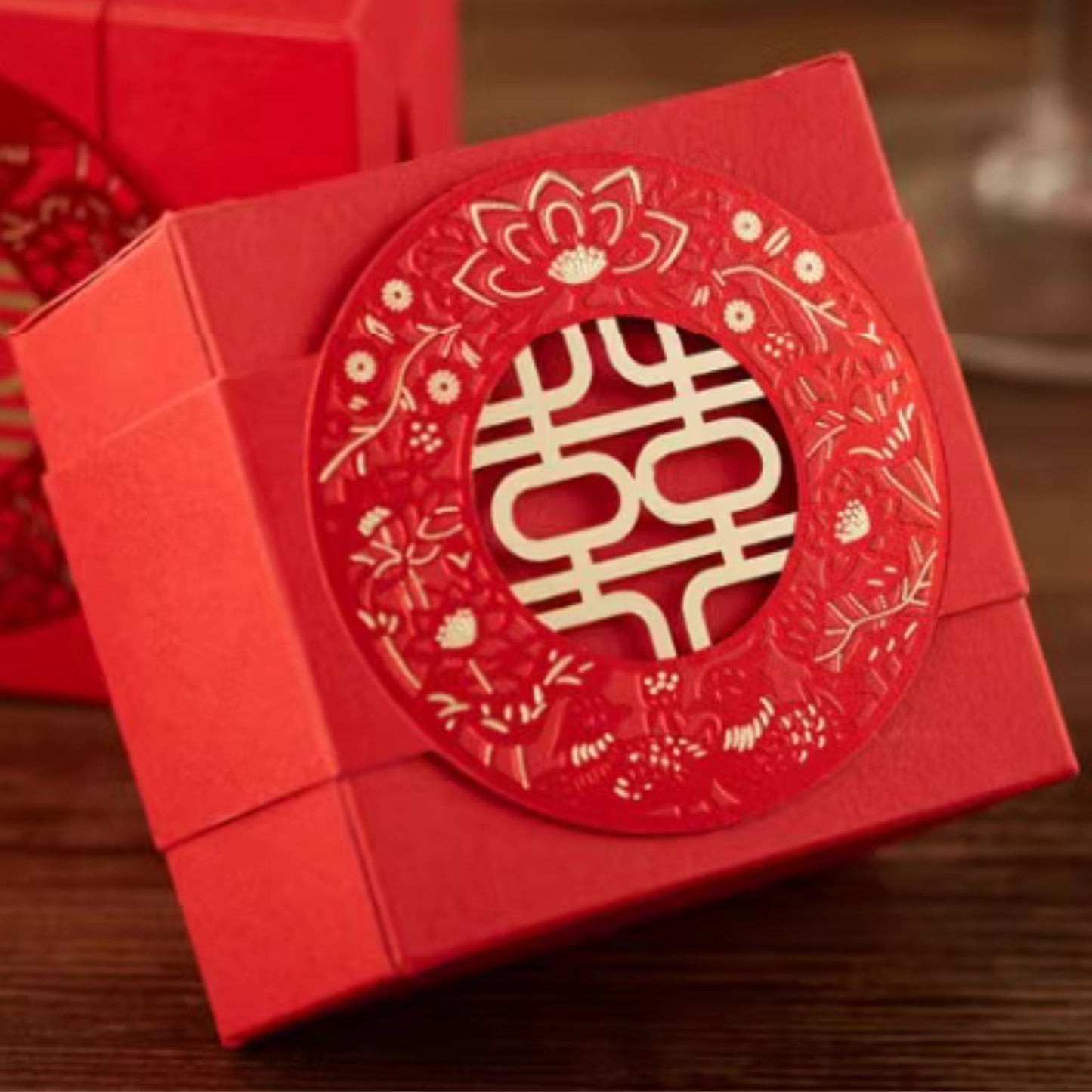 Wedding Favour Engraved 囍 Gift Box