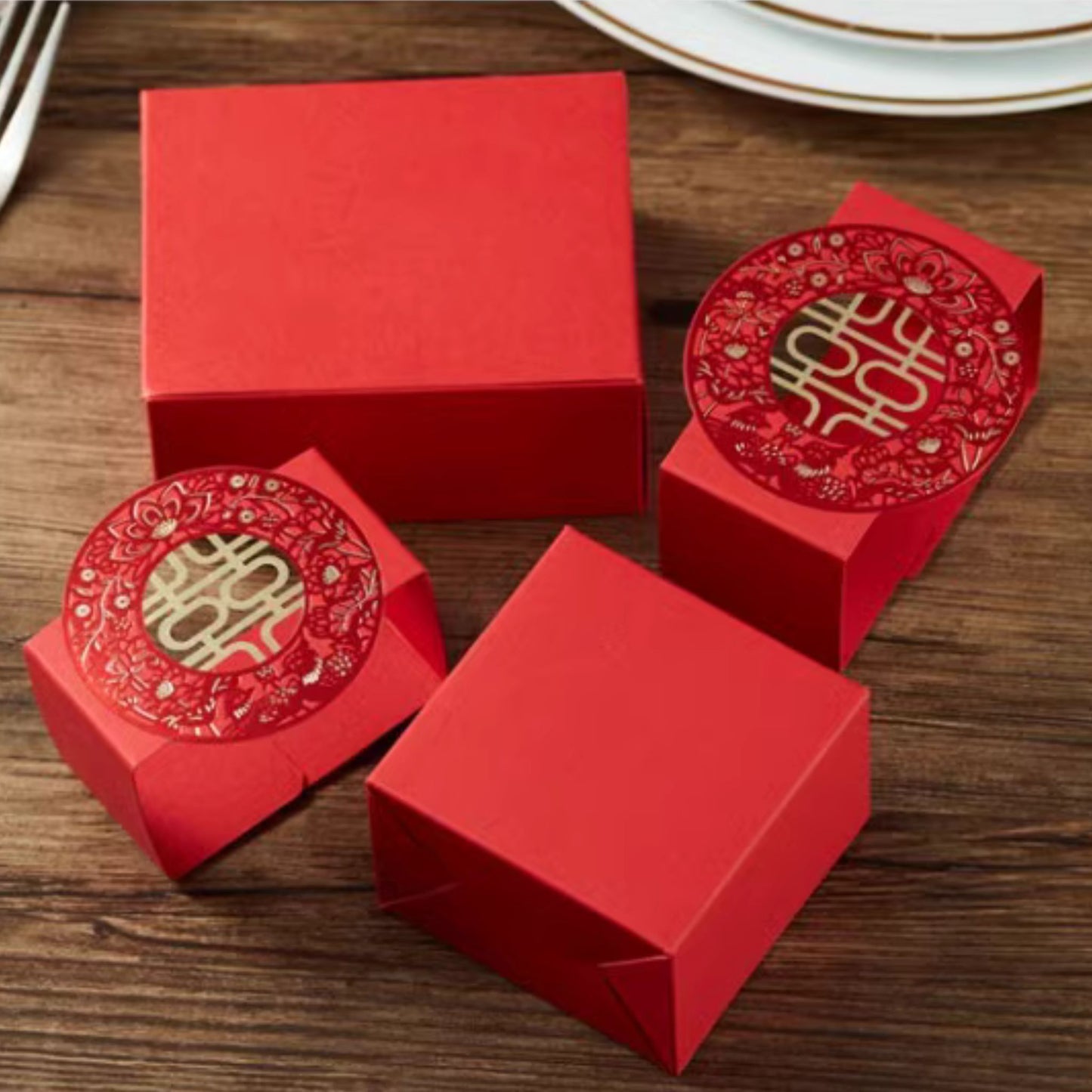 Wedding Favour Engraved 囍 Gift Box